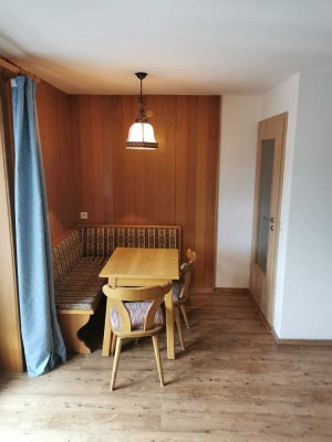 Wallgau, Gemütliche 2-Zi.-Whg. mit Balkon und traumhaften Bergblick, teilmöbliert, eigener Eingang