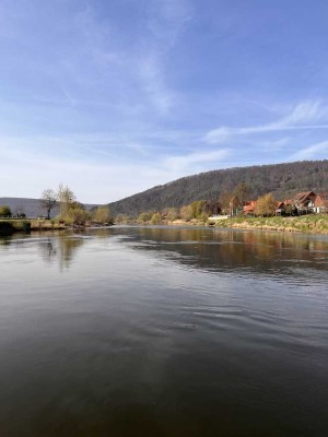 Waldgrundstück mit Hütte direkt a.d. Weser/Hemeln zu verpachten
