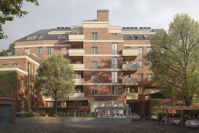ERSTBEZUG* Großzügige 4 -Zimmer-Wohnung in Schleußig, Neubau & wassernah im Dachgeschoss