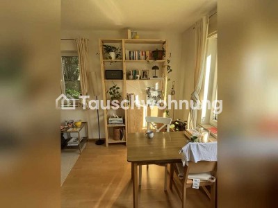 Tauschwohnung: Zwei Zimmer Wohnung im Lehenviertel mit tollem Garten