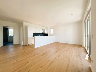 � Energieeffizienter Neubau – Erstbezug in der Beletage inkl. EBK & Feldrandlage!