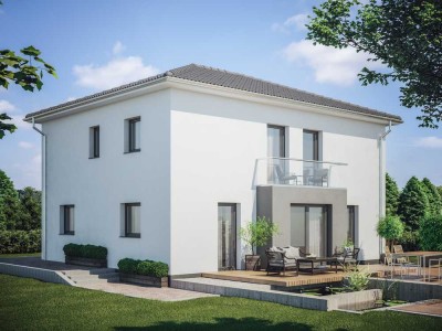 Großzügige Stadtvilla mit Balkon auf schönem, sonnenverwöhntem Grundstück