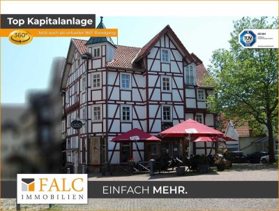 +++Tolles denkmalgeschütztes Fachwerk-Mehrfamilienhaus mit einem stadtbekannten gemütlichen Café+++