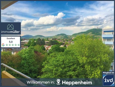 Gepflegte und renovierte 2ZKB ETW mit toller Aussicht in super Lage von Heppenheim a.d. Bergstraße!