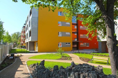Barrierefrei Wohnen! 1-Raum-Wohnung im Neubau „Wohnpark Berliner Straße”!