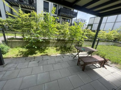 Exklusive 1-Zimmer-Terrassenwohnung mit gehobener Innenausstattung mit EBK in Offenbach am Main