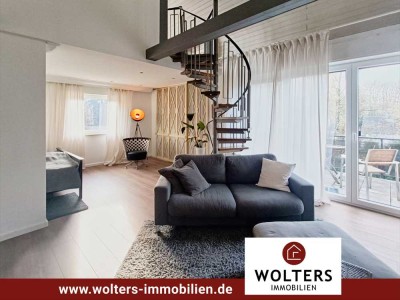 Gemütliche Galeriewohnung mit Balkon - Nähe Stadion im Heidewald