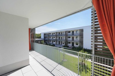 Neubau-Erstbezug! Hochwertige 2-Zimmer-Wohnung mit Einbauküche und Balkon in Rödental