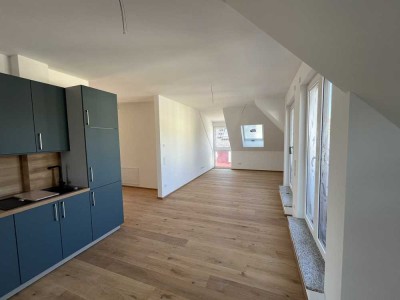 Neubau: 4-Zimmer-Dachgeschoss-Wohnung in Freimann