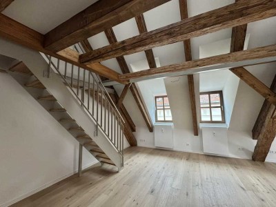 ***Unikat - denkmalsanierte DG-Wohnung - über zwei Ebenen - im Herzen der Regensburger Altstadt***