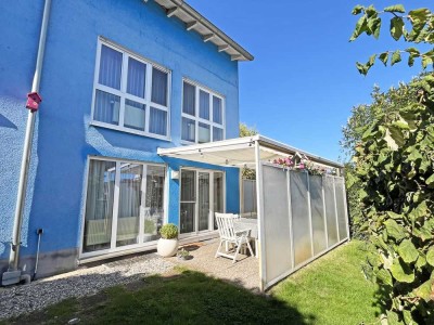 charmante Doppelhaushälfte mit Garten in zentraler Lage von Eggenstein