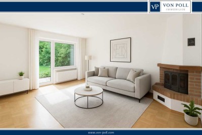 Helle 4-Zimmer-Wohnung mit Garten, Doppelgarage & Abteiblick in zentraler Lage von Brauweiler