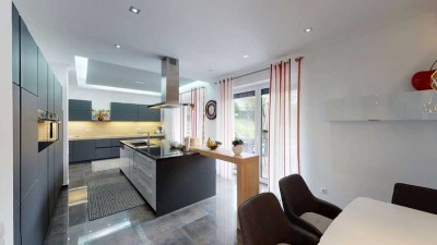 Luxuriöse Designerwohnung mit Außenpool, Sauna und großer Terrasse