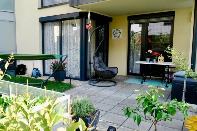 Städtische Wohlfühloase mit Garten