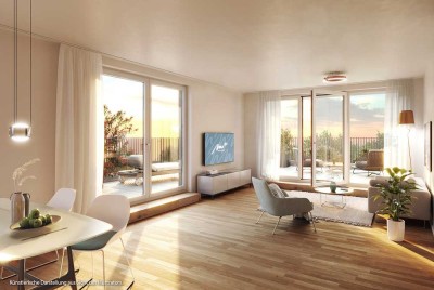 4-Zimmer-Südwohnung mit Blick in den angrenzenden Park!