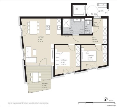 Neubau im Zentrum - Top B.053-Zimmerwohnung im 1. OGATTRAKTIVE FINANZIERUNG