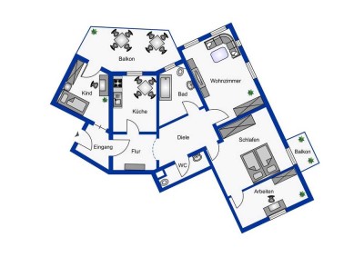 4 - Raumwohnung - Denkmal-AfA nutzen !!!