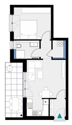 2-Zi-WHG: Erstbezug mit Balkon, TG, EBK, Aufzug & Abstellraum