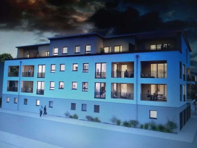 Lichtdurchflutete 2-Zimmer Neubauwohnung mit großer Loggia