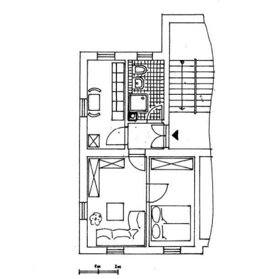 Kleine Single-Wohnung mit 2 Zimmern in Meißen