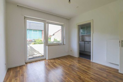 ...Hochparterre in Bestform: 2-Zi-Balkonwohnung mit neuem Bad...