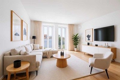 Stilvoll sanierte 3-Zimmer-Wohnung mit Balkon, Echtholzparkett & Top-Lage nahe Innenstadt
