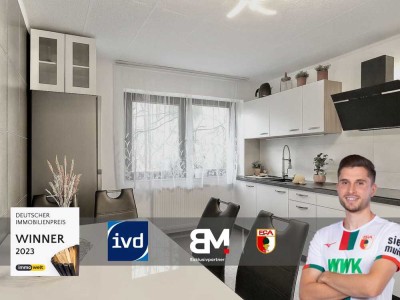 2021 umfassend saniert! 2,5-Zimmer-Wohnung im Hochparterre mit 50 m² in Augsburg-Haunstetten