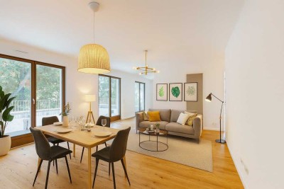 Großzügige Vier-Zimmer-Penthouse mit großer Dachterrasse