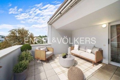 Möbliert oder Unmöblierte Dachgeschosswohnung mit sonniger Terrasse