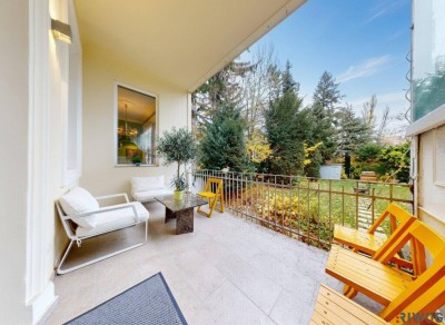 Wohnung mit touristischer Widmung nahe Schloss Schönbrunn | Prunkvolles 3-Zimmer Altbauapartment mit Loggia I 360° Rundgang