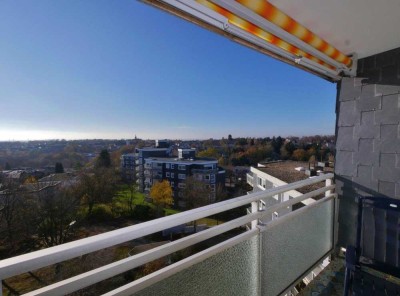 Stilvolle, gepflegte 2-Zimmer-Penthouse-Wohnung über die Dächern von Haan