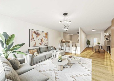 Repräsentative 3-Zimmerwohnung in Wuppertal-Langerfeld! Mit Fahrstuhl, Einbauküche und Balkon!