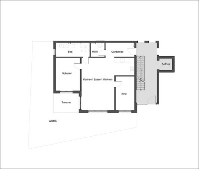 Neubau: moderne 3 Zimmer Wohnung mit EBK und Garten in Niedernberg