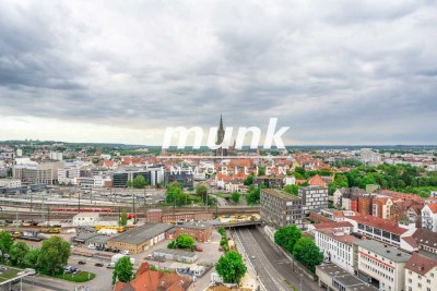 Luxuriöses Penthouse mit 360 Grad - Aussicht über die Ulmer Skyline!