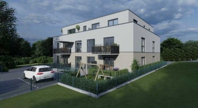 Modern und nachhaltig: Stilvolle 3-Zimmer-Souterrainwohnung mit Terrasse in zentraler Lage