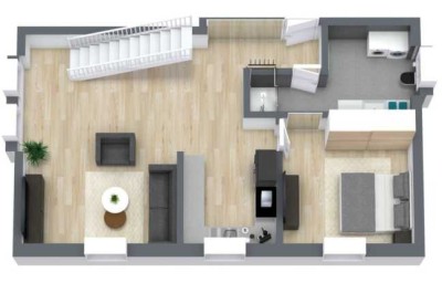 Gepflegte 3-Zimmer-Maisonette mit Studio und Garage – perfektes Zuhause in Laaber!