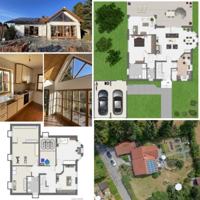 Bungalow mit Traumgrundstück bei Bad Berneck für Gartenliebhaber!