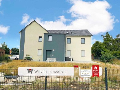 Sofort bezugsfrei! Wärmepumpe - Fußbodenheizung - hochwertig saniertes 2-Familienhaus mit viel Land