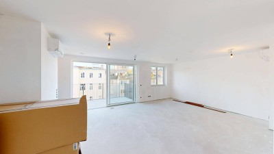 Helle 3 Zimmer Dachgeschosswohnung in Ruhelage