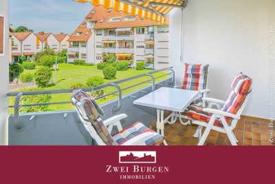 4-ZIMMER-EIGENTUMSWOHNUNG 
MIT LOGGIA UND TG-STELLPLATZ IN HEMSBACH