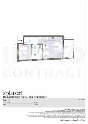 Perfekte, moderne 2-Zimmer-Wohnung mit großem Balkon in ruhiger Innenhoflage mitten im Zentrum