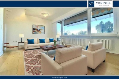 Helle 3 Zi.-Maisonette-Whg. mit sonniger Dachterrasse, moderner EBK und TG-Stellplatz