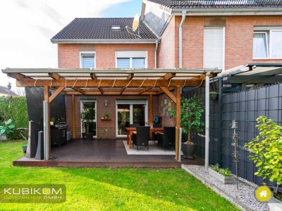 Raum für Familie und Anspruch – Modernes Reihenendhaus mit Garten und vier Zimmern.