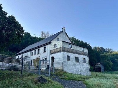 Zweifamilienhaus mit hohem Ausbaupotential und großem Grundstück - die Seibertsmühle