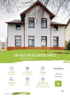 Ein Haus für die ganze Familie + provisionsfrei + sofort zu haben!