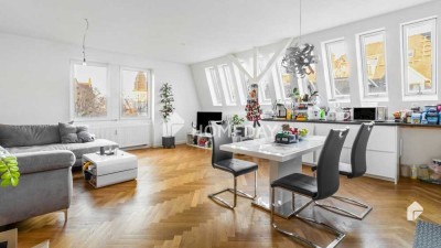 Charmante Maisonettewohnung mit Dachterrasse und Garagenstellplatz in Wiesbaden