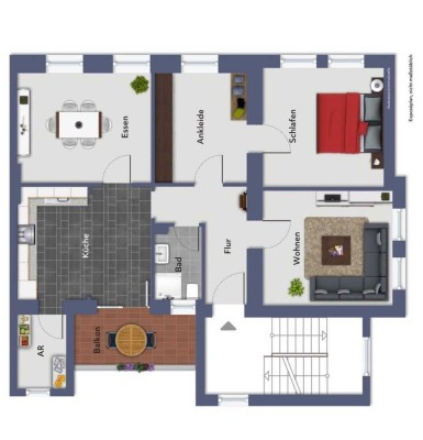 Kernsanierte 3-ZKB Wohnung in Trier Süd, 87,5 m2 mit Balkon, Erstbezug ab April 2025, Provisionsfrei