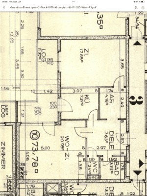 Eigentumswohnung 63m2 + 11m2 verbaute Loggia