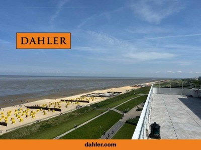 Penthouse in erster Meereslinie mit Panorama-Dachterrasse und Meerblick