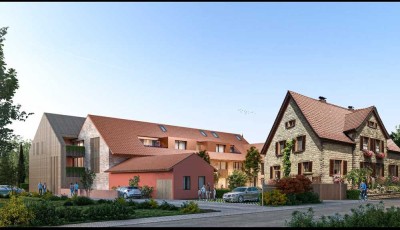 Charmante Wohnung in einem Neubau eines alten  Weinguts